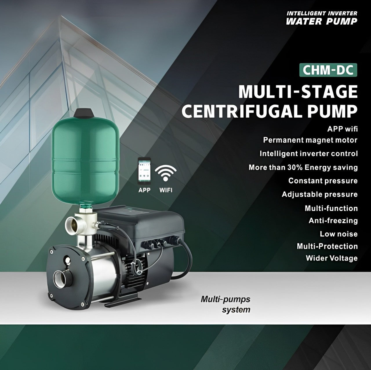 Acqua Tedela 3 HP Single Phase Inverter Pump