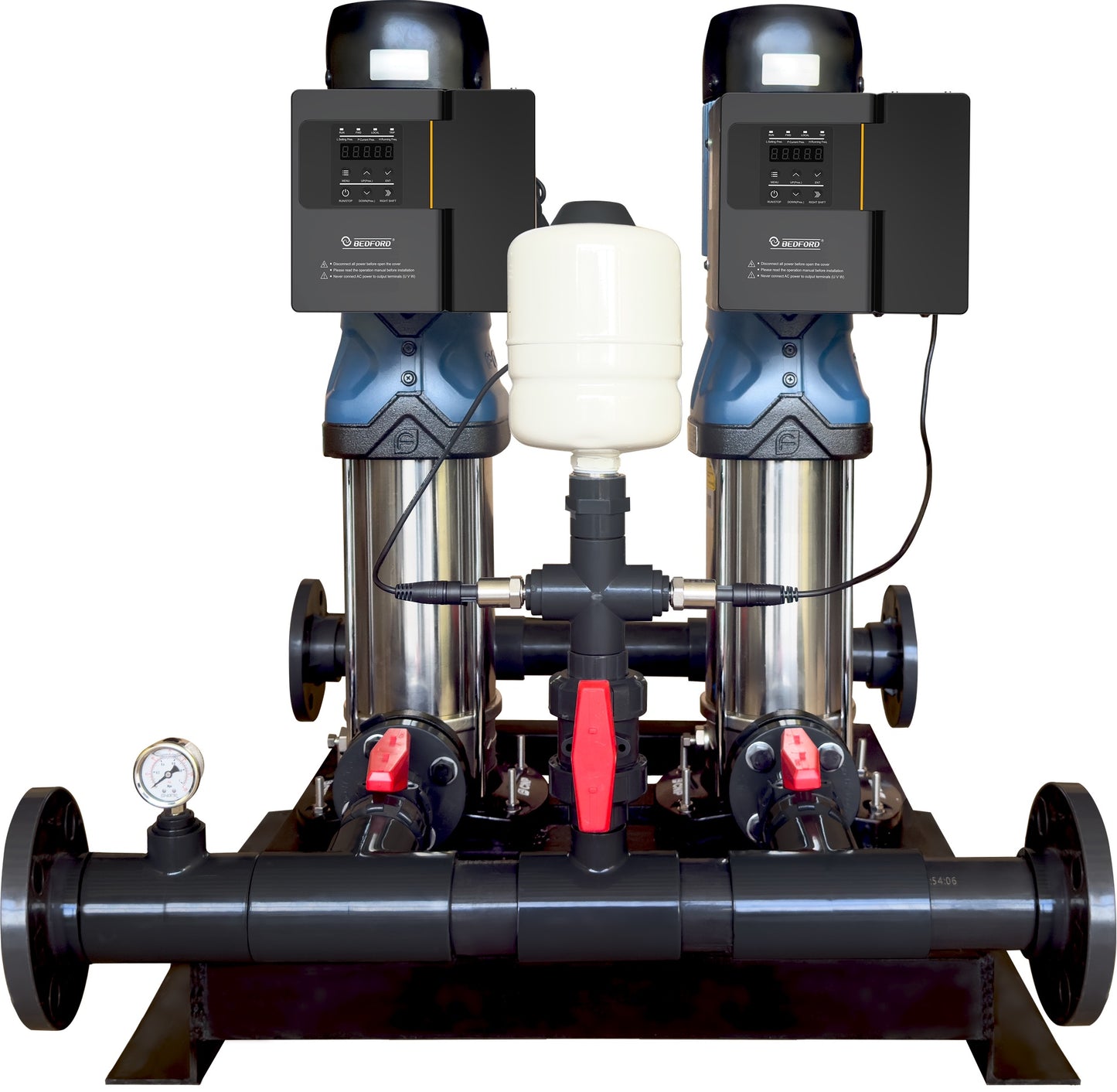 Energy-Efficient Dual Inverter Pump System – CNP Multistage Pump with Bedford VFD (220V, 1Ø, 60Hz)