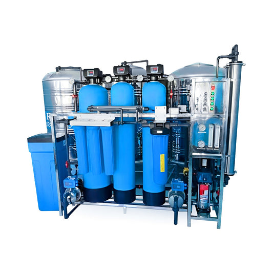 6000GPD Double Membrane 24 Stages Water Purification System