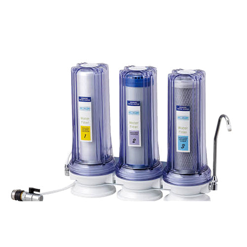 Counter top 3 stage water filter