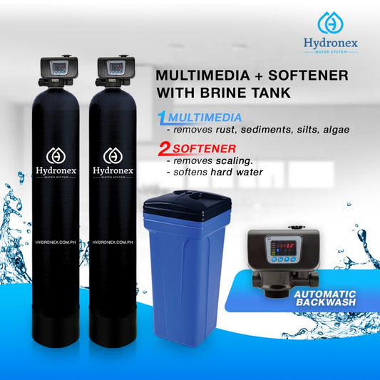 Multimedia + Softener with brine tank