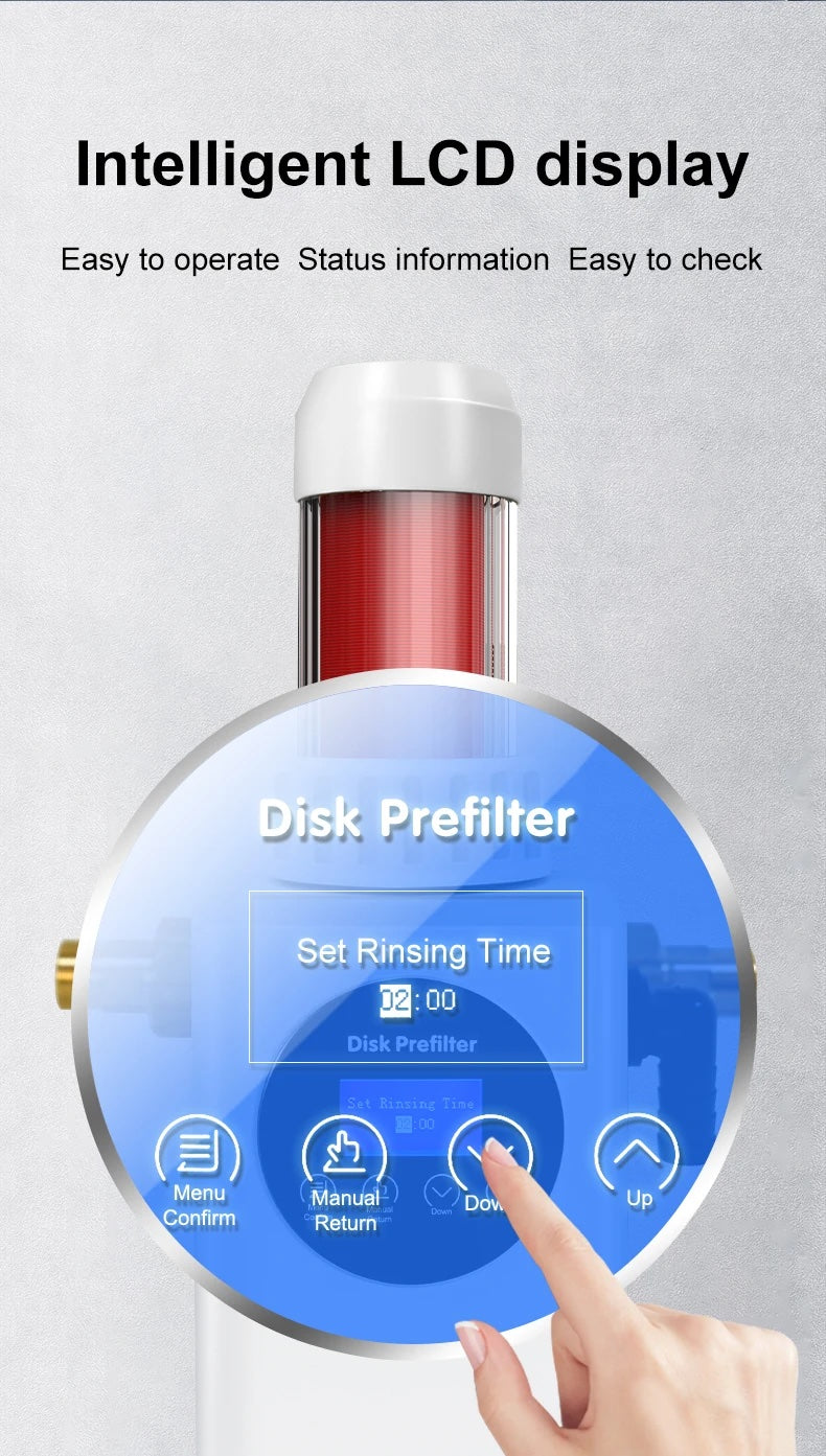 Automatic Disk Filter w/ 50 Micron filtration for deep well & Sediment in water