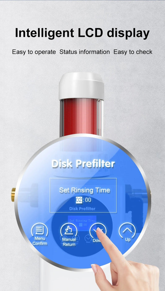 Automatic Disk Filter w/ 50 Micron filtration for deep well & Sediment in water