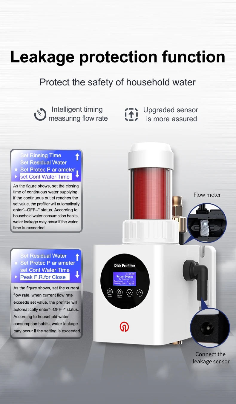 Automatic Disk Filter w/ 50 Micron filtration for deep well & Sediment in water
