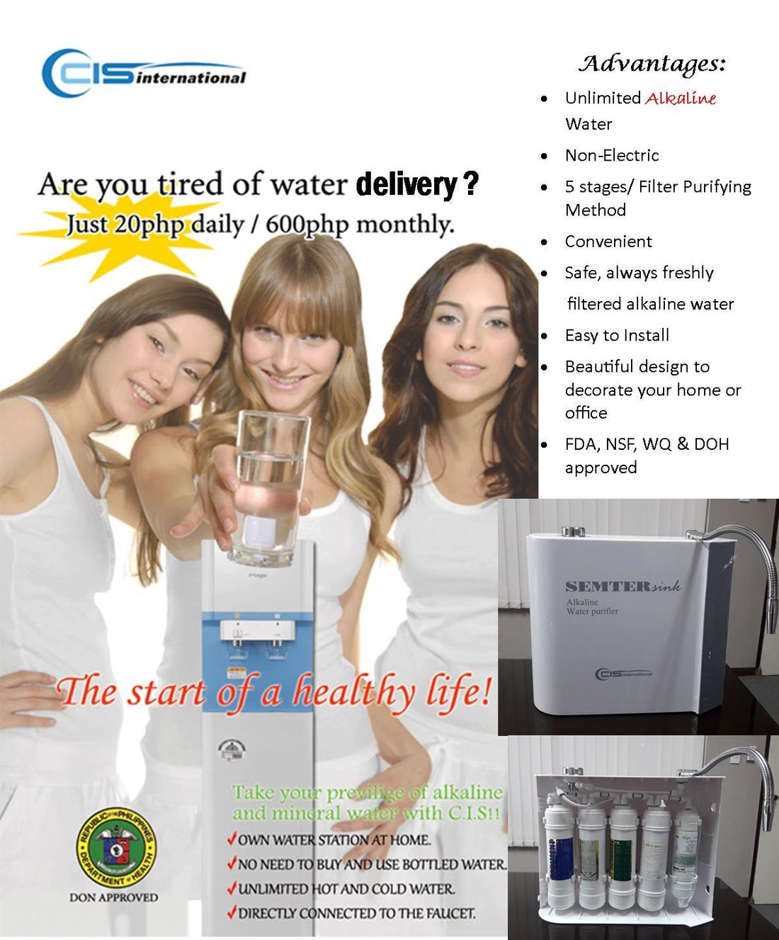 Hydronex SEMTER Sink Water Purifier – Hydronex Water System